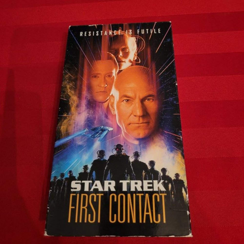 1997 V.H.S. COPY OF STAR TREK, FIRST CONTACT!!!